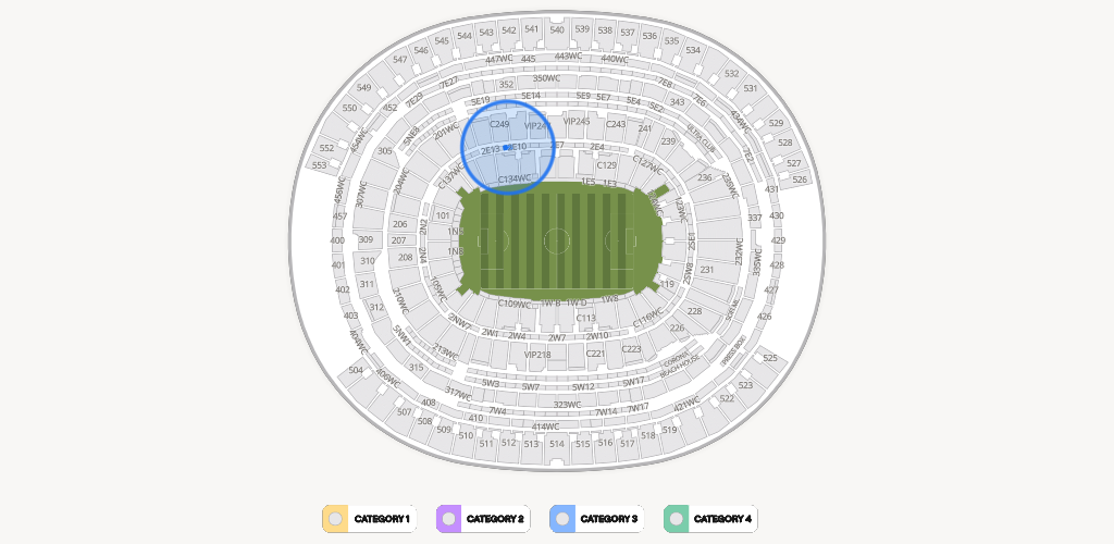 SoFi Stadium Seating Chart
