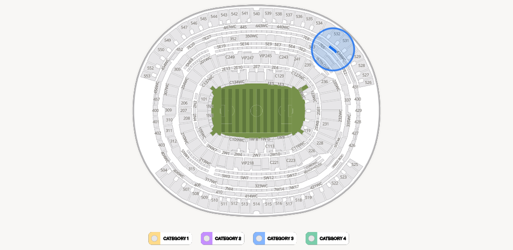 SoFi Stadium Seating Chart