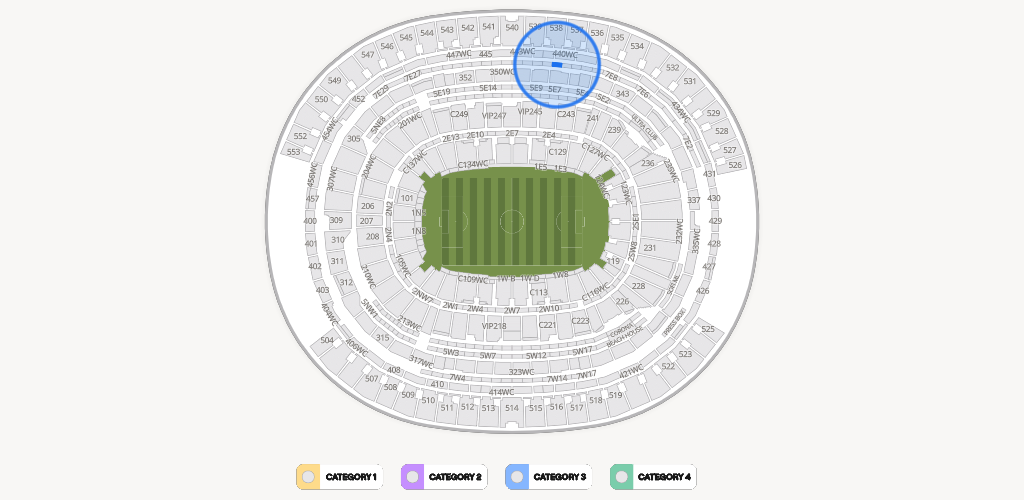 SoFi Stadium Seating Chart