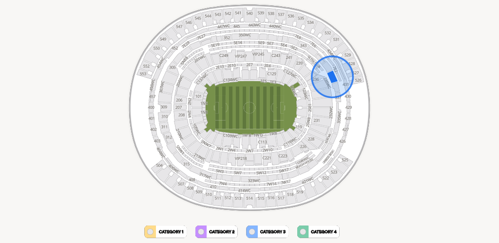 SoFi Stadium Seating Chart