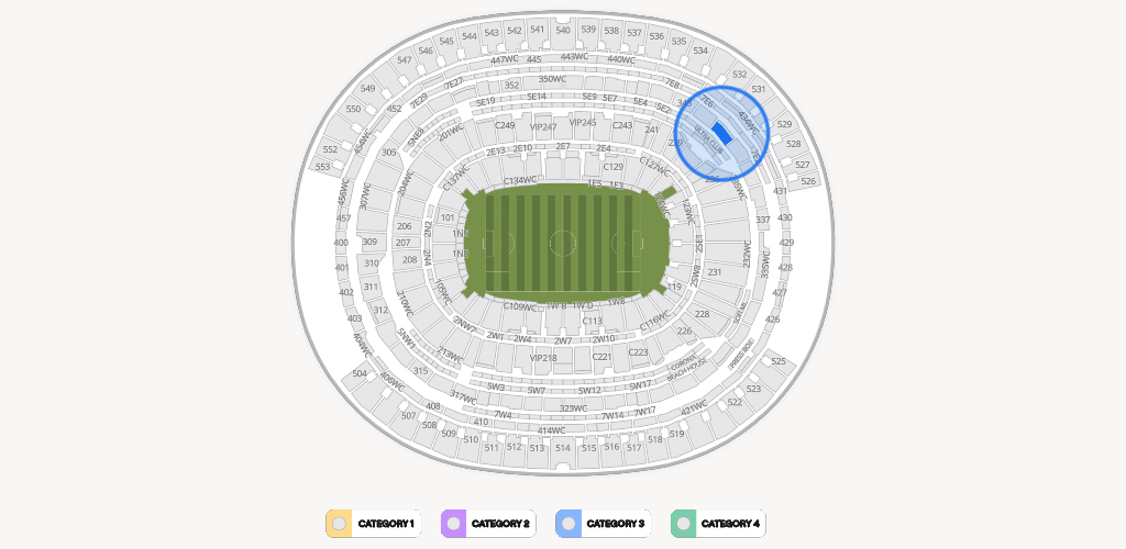 SoFi Stadium Seating Chart