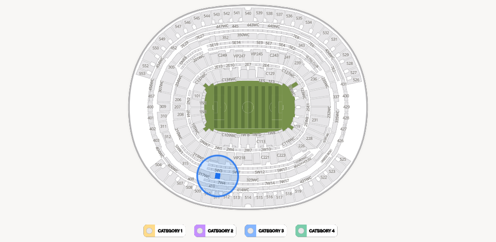 SoFi Stadium Seating Chart