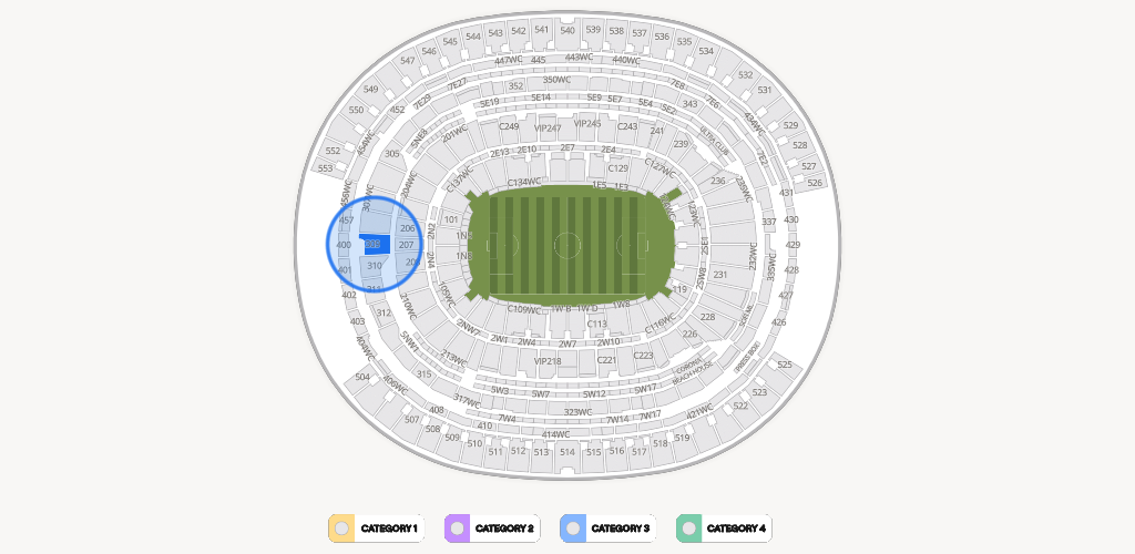 SoFi Stadium Seating Chart
