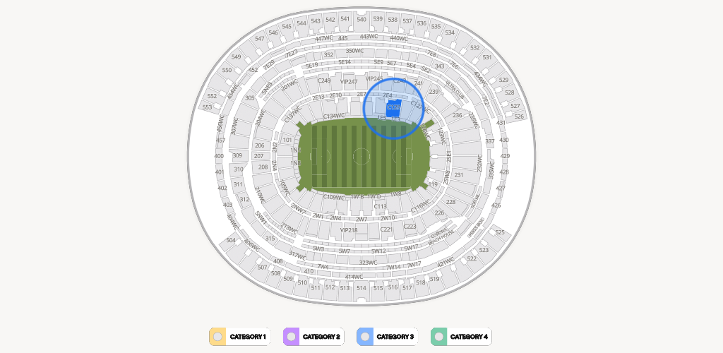 SoFi Stadium Seating Chart