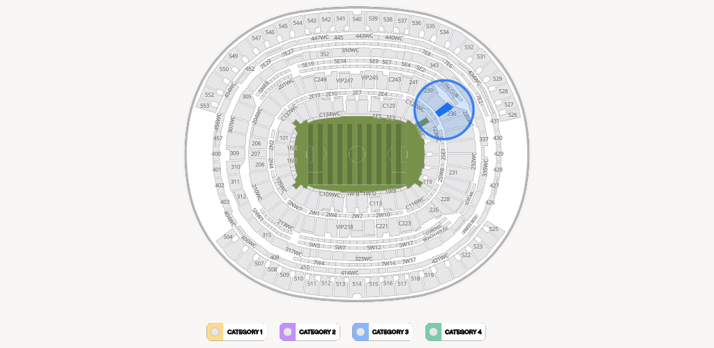 SoFi Stadium Seating Chart