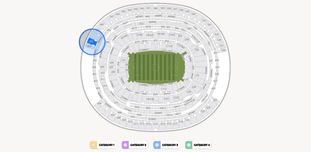 SoFi Stadium Seating Chart