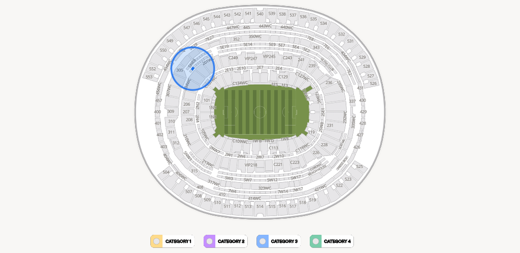 SoFi Stadium Seating Chart