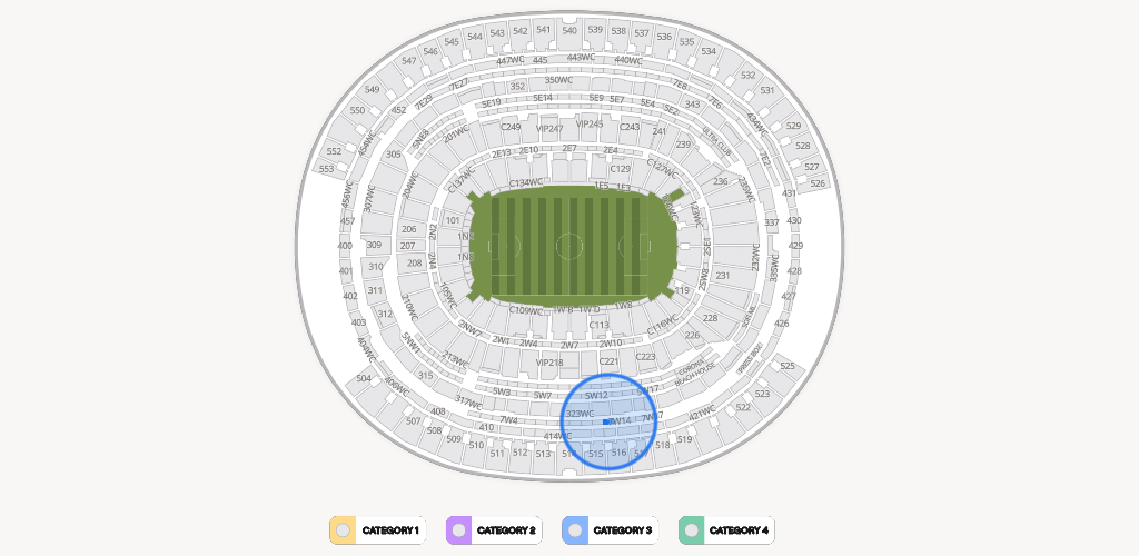 SoFi Stadium Seating Chart