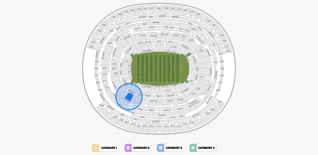 SoFi Stadium Seating Chart
