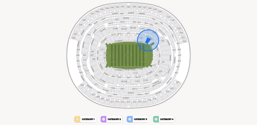 SoFi Stadium Seating Chart