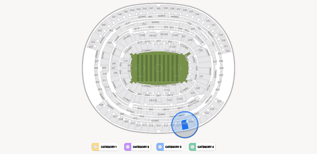 SoFi Stadium Seating Chart