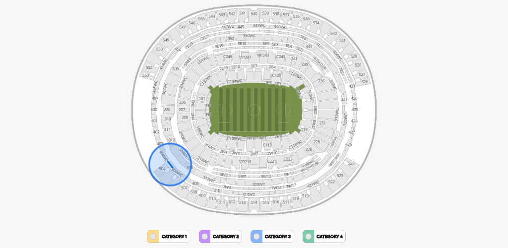 SoFi Stadium Seating Chart