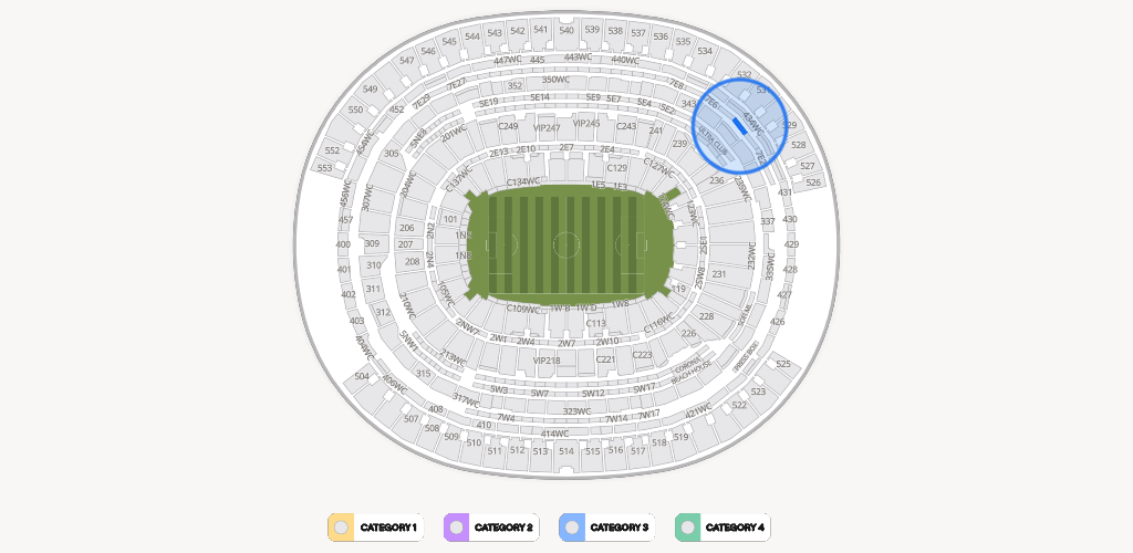 SoFi Stadium Seating Chart