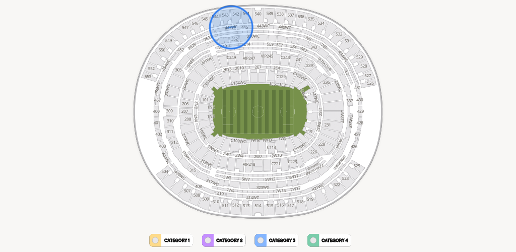 SoFi Stadium Seating Chart