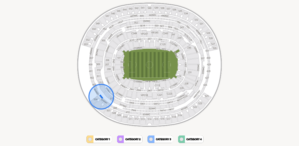 SoFi Stadium Seating Chart