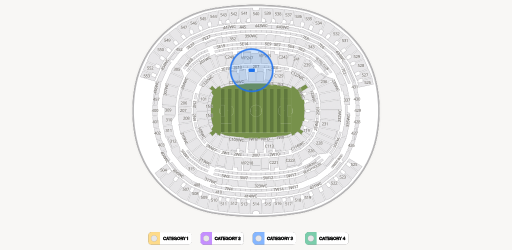 SoFi Stadium Seating Chart