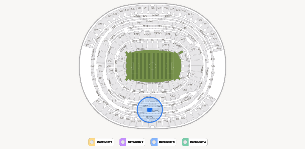 SoFi Stadium Seating Chart