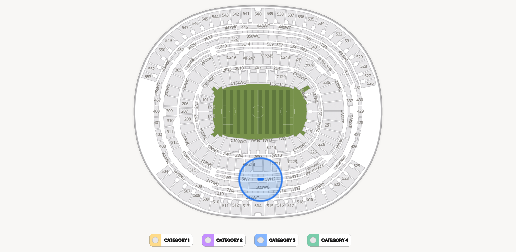 SoFi Stadium Seating Chart