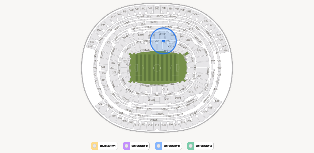 SoFi Stadium Seating Chart