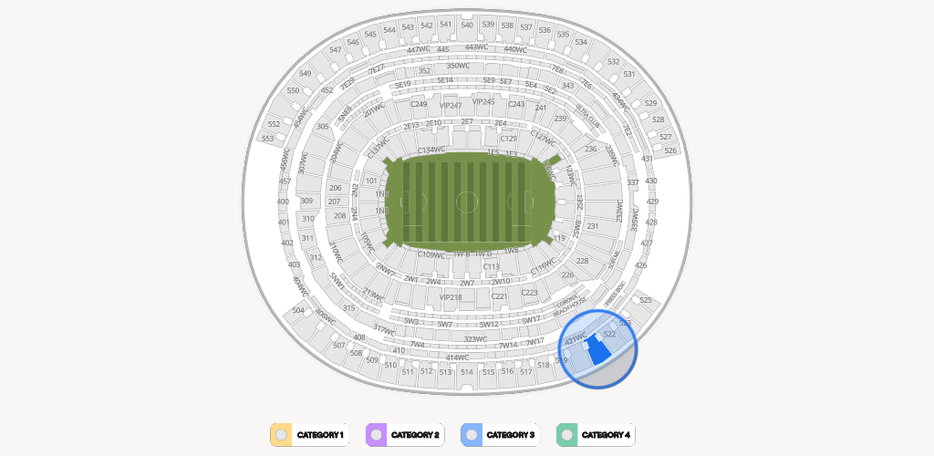 SoFi Stadium Seating Chart