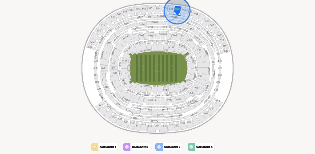 SoFi Stadium Seating Chart