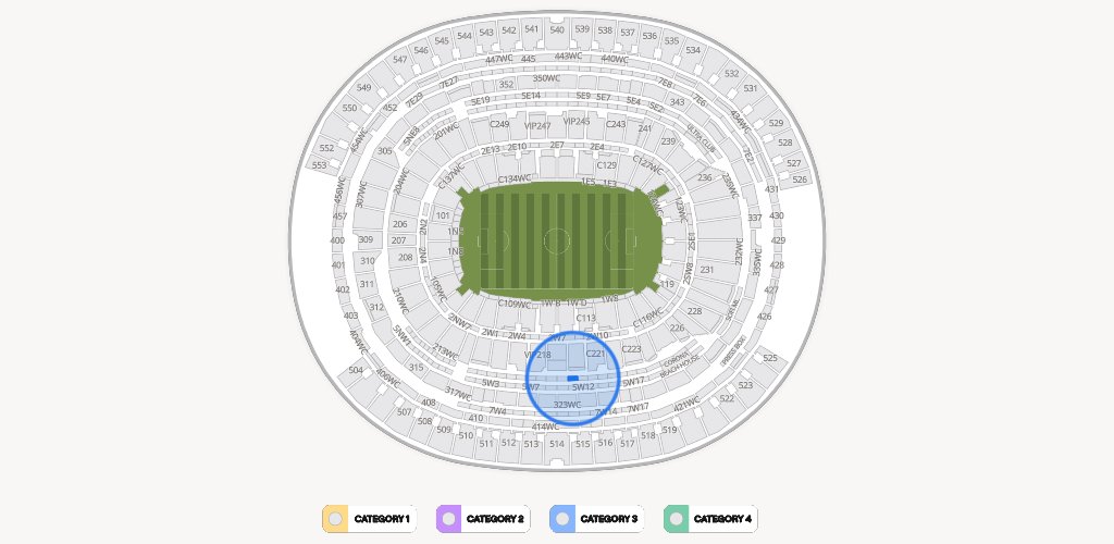 SoFi Stadium Seating Chart