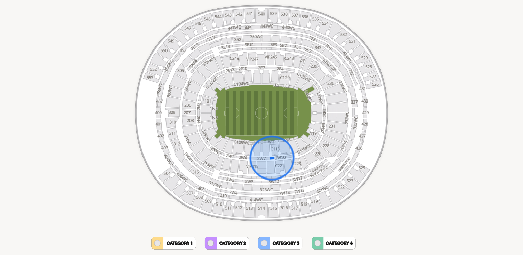 SoFi Stadium Seating Chart