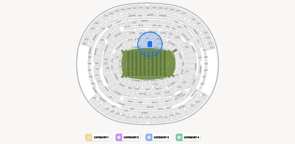SoFi Stadium Seating Chart