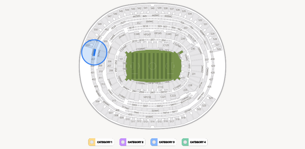 SoFi Stadium Seating Chart