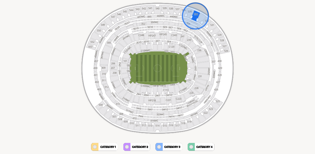 SoFi Stadium Seating Chart