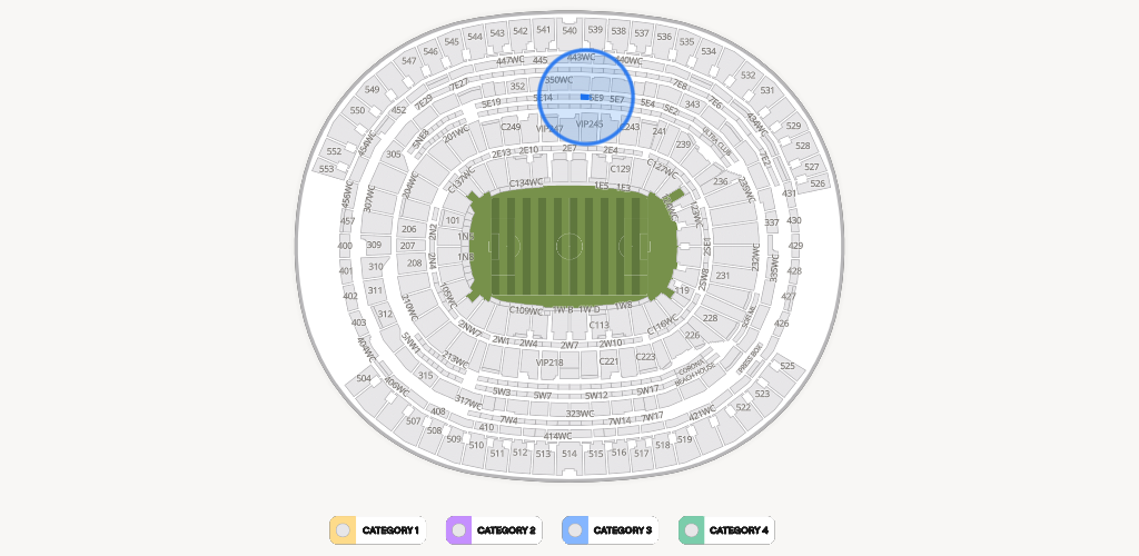 SoFi Stadium Seating Chart