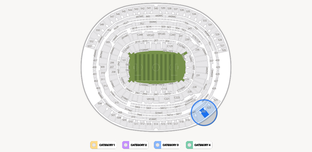 SoFi Stadium Seating Chart