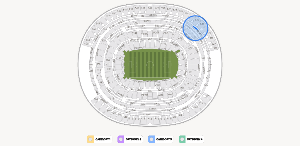 SoFi Stadium Seating Chart