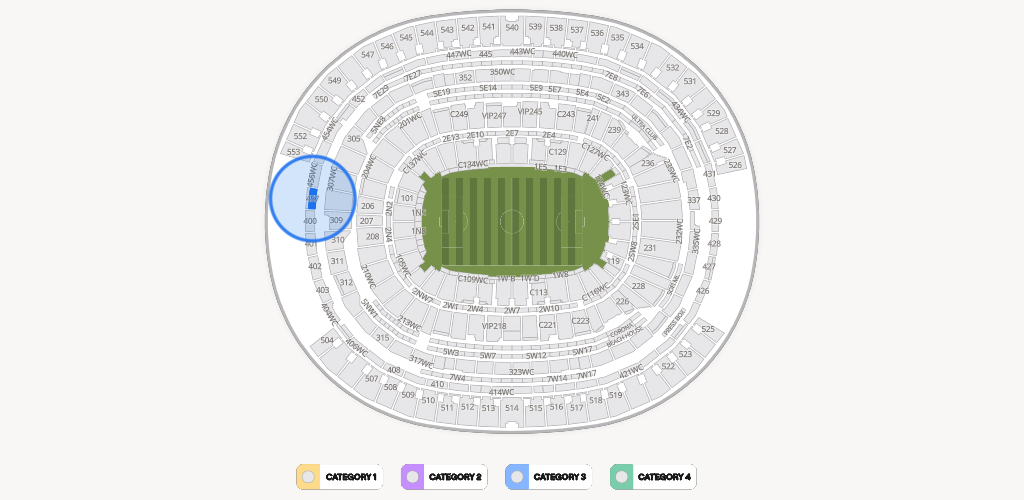 SoFi Stadium Seating Chart