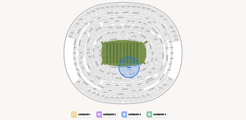 SoFi Stadium Seating Chart