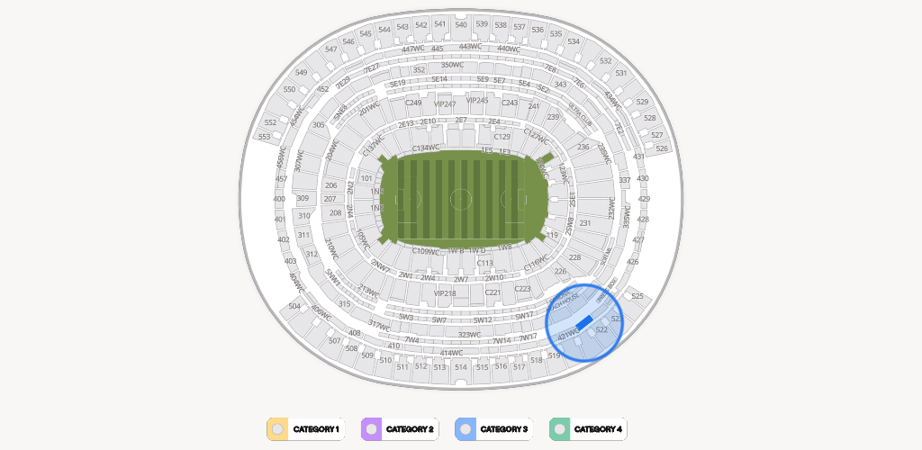 SoFi Stadium Seating Chart