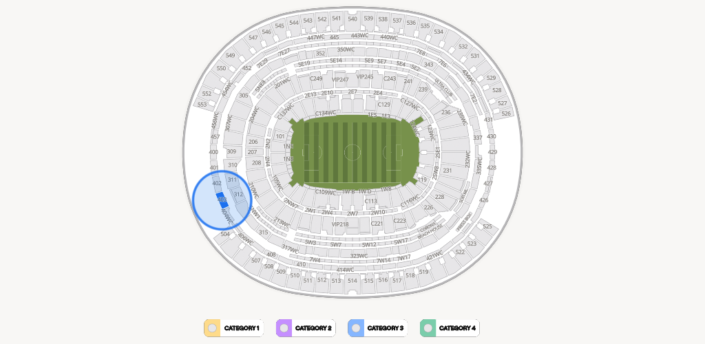 SoFi Stadium Seating Chart