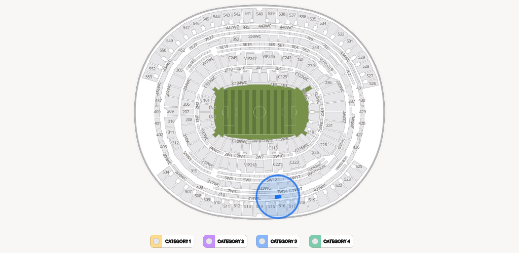 SoFi Stadium Seating Chart