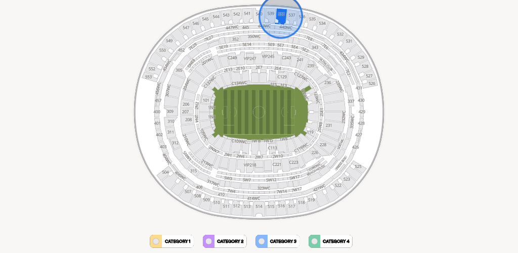SoFi Stadium Seating Chart