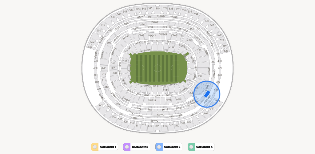 SoFi Stadium Seating Chart