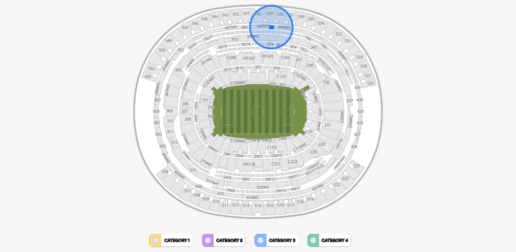 SoFi Stadium Seating Chart