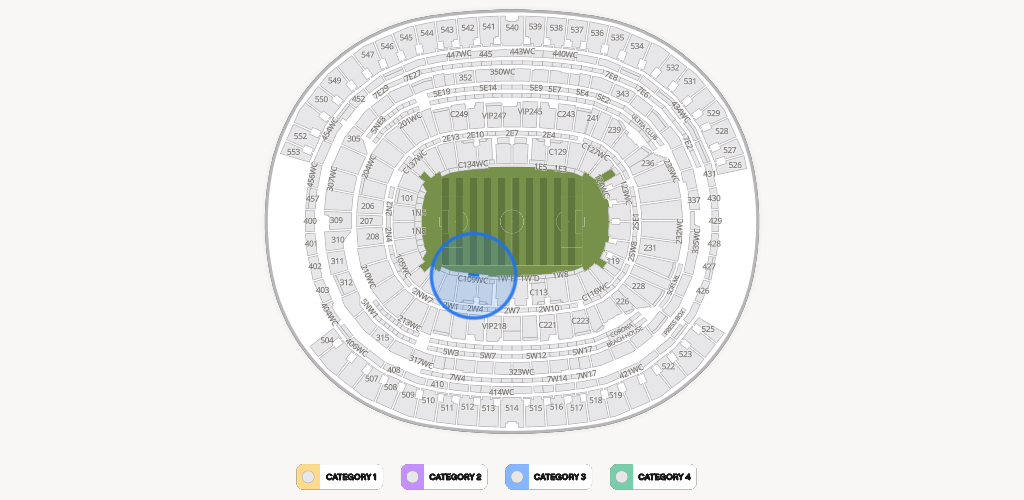 SoFi Stadium Seating Chart
