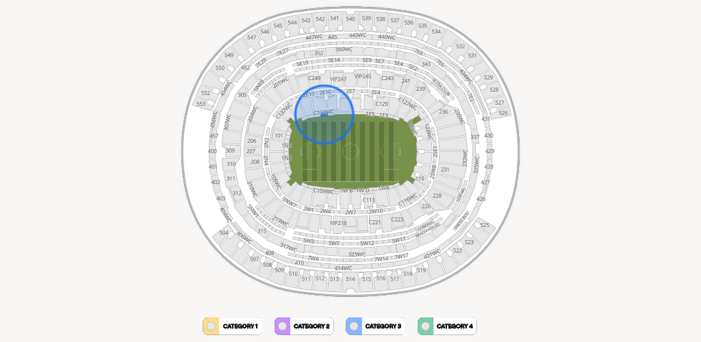 SoFi Stadium Seating Chart