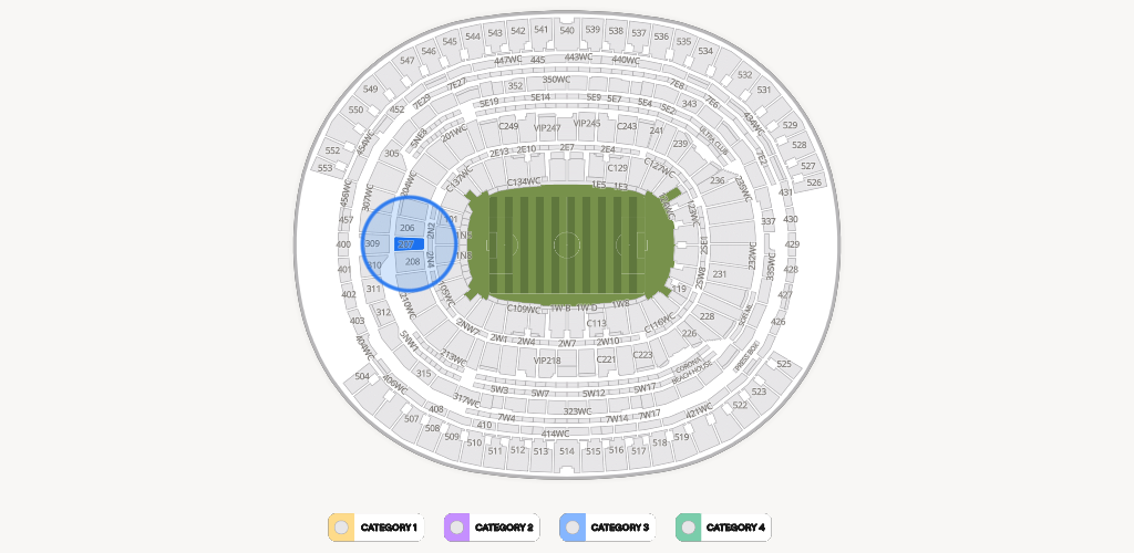 SoFi Stadium Seating Chart