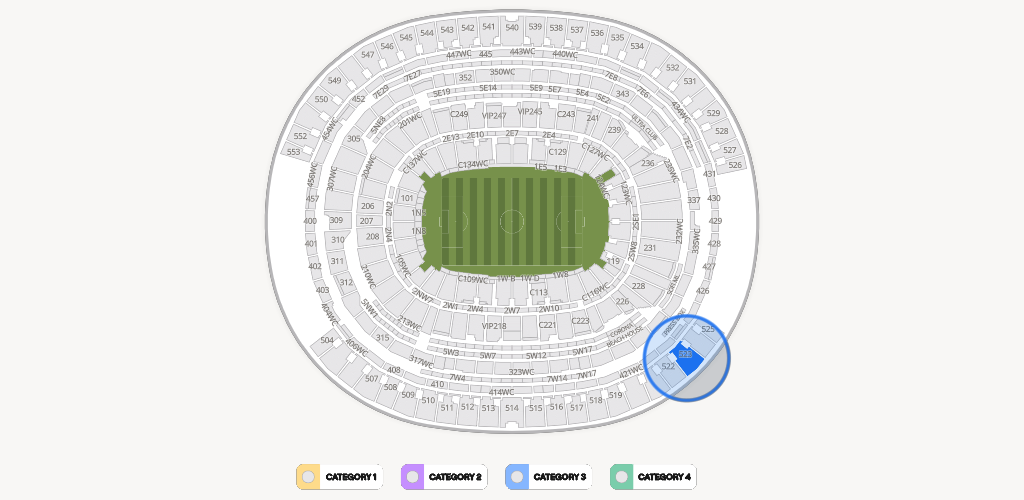 SoFi Stadium Seating Chart