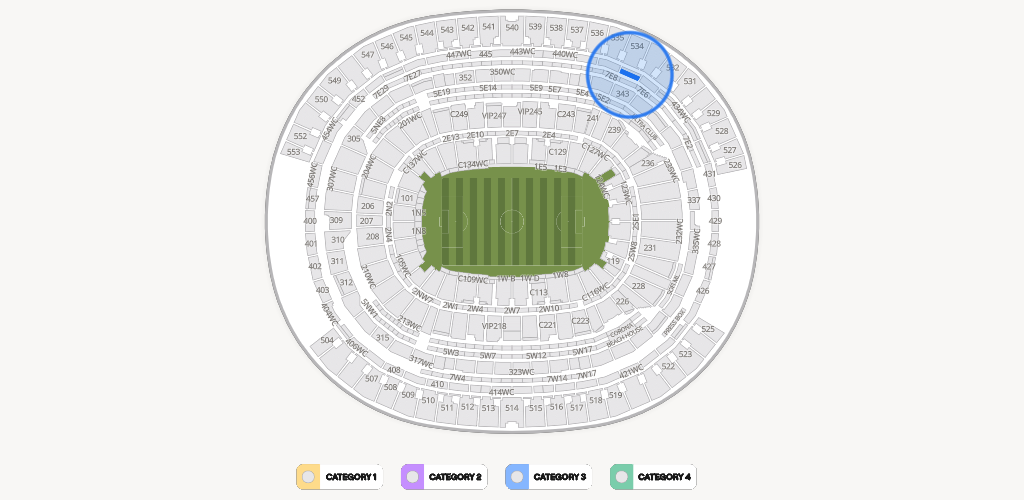 SoFi Stadium Seating Chart