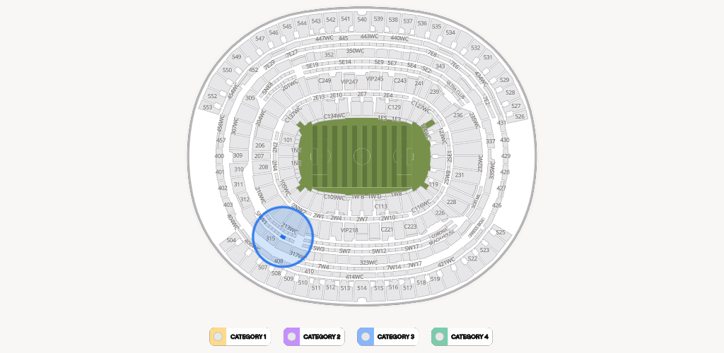 SoFi Stadium Seating Chart