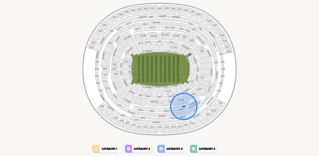 SoFi Stadium Seating Chart