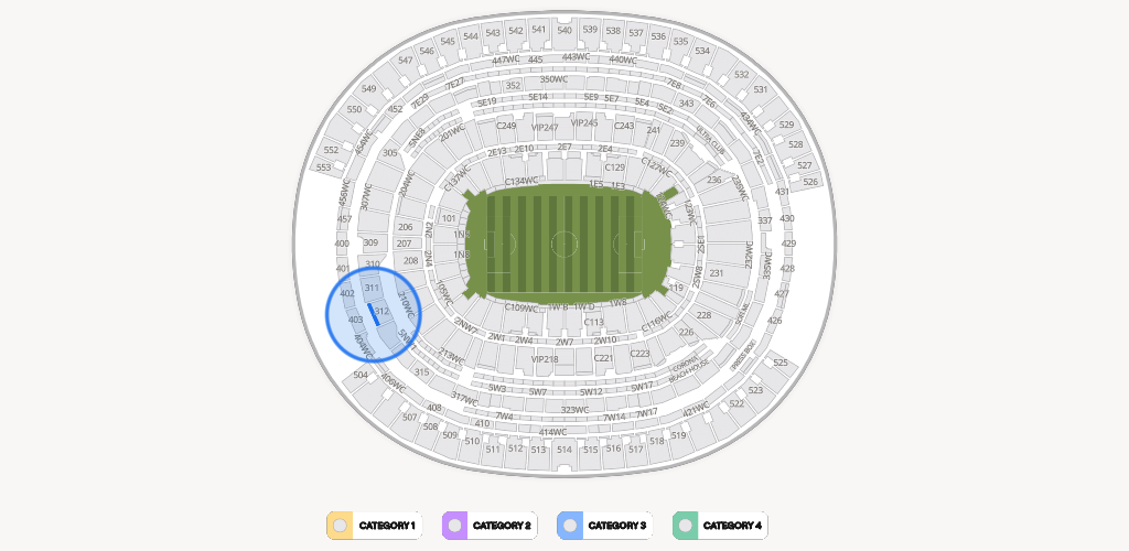 SoFi Stadium Seating Chart