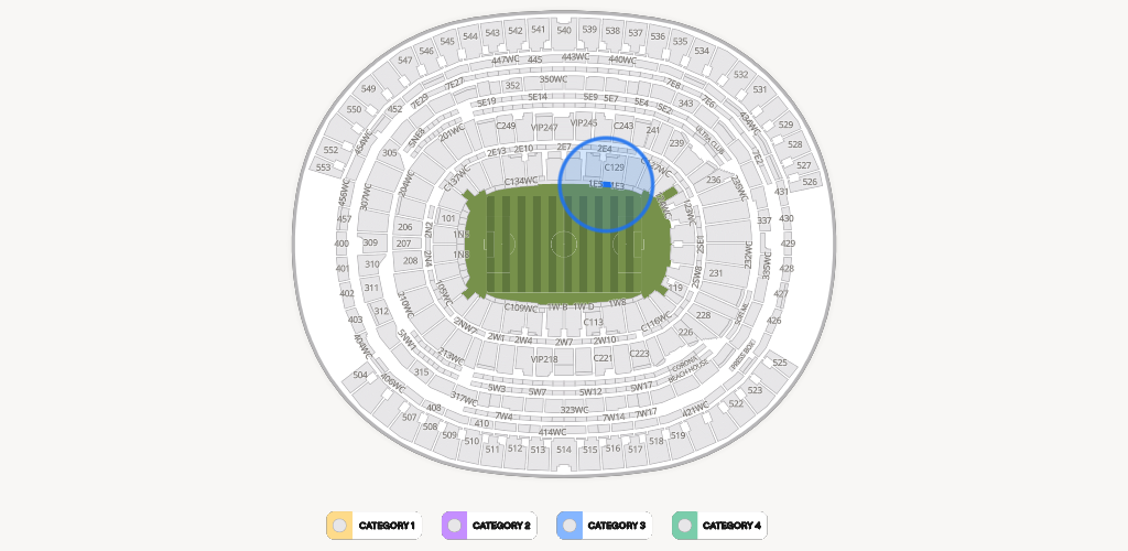 SoFi Stadium Seating Chart